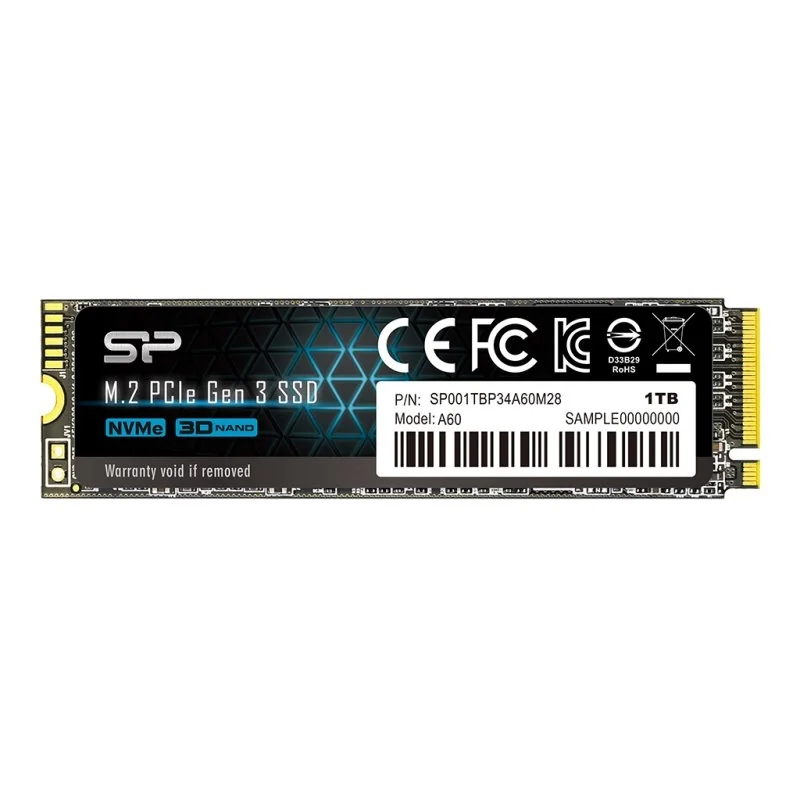 [IAIDSO0327] SP P34A60 1TB SSD M.2 PCIe Gen3x4 Nvme