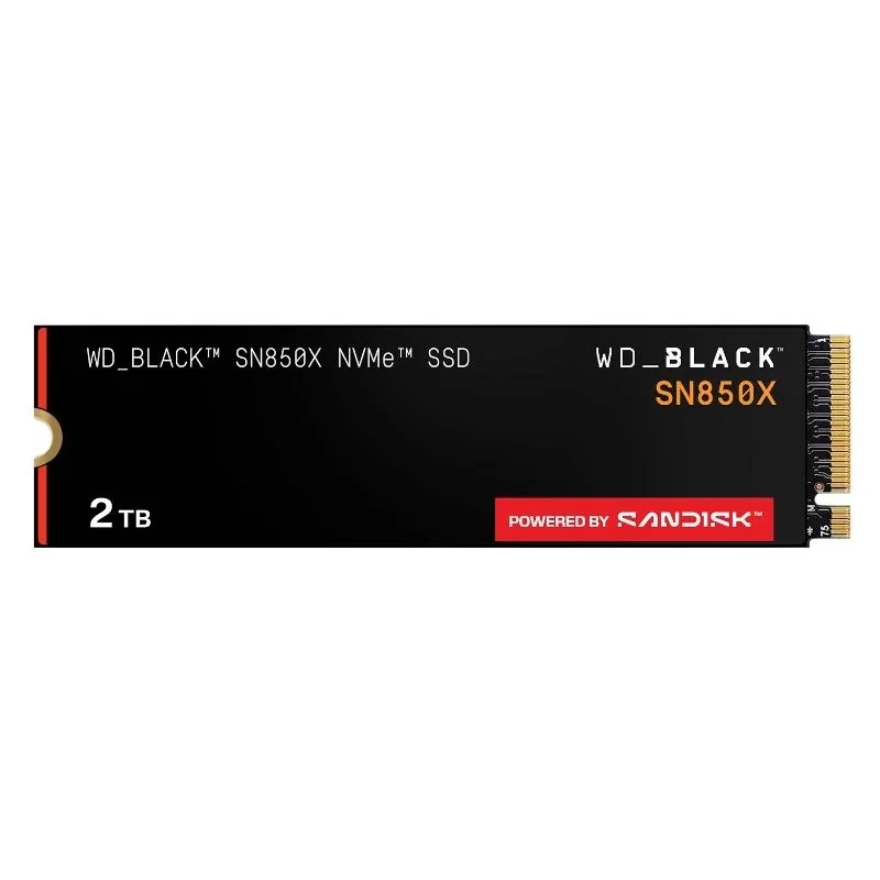 [IAIDSO0634] WD Black SN850X WDS200T2X0E SSD 2TB PCIe Gen4 NVMe