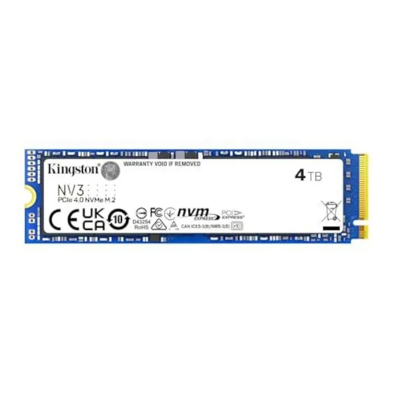 [IAIDSO0825] Kingston NV3 SSD 4TB PCIe NVMe Gen 4.0