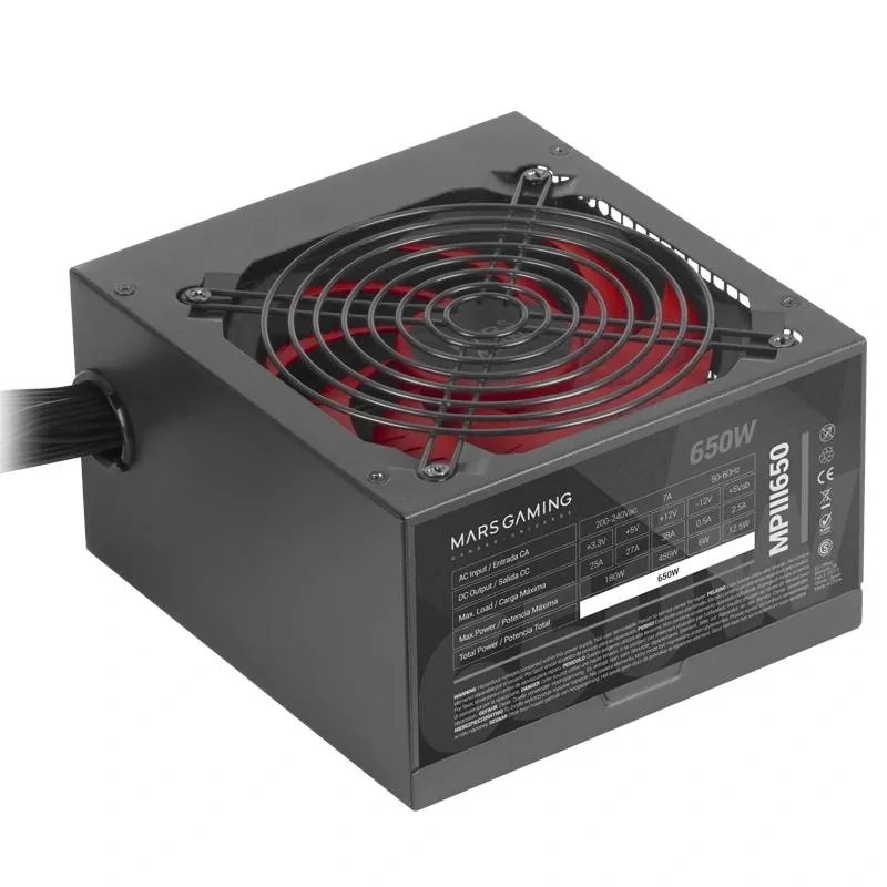 [ICAFA70366] MARS GAMING Fuente Alimentacion MPIII 650W,Silent