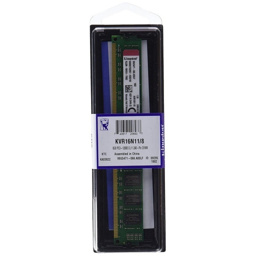 [IMEMD30093] Kingston KVR16N11/8 8GB DDR3 1600MHz