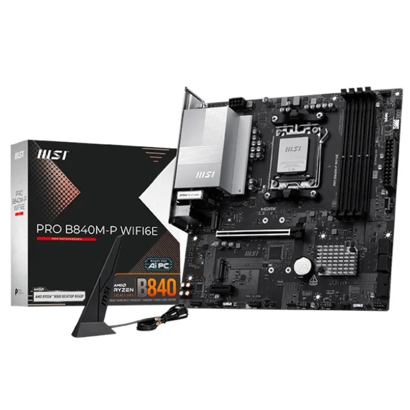 [IPBPA50088] MSI Placa Base PRO B840M-P WIFI6E DDR5 mATX