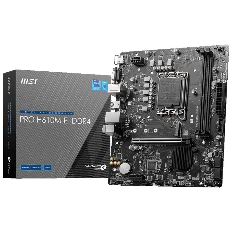 [IPBPIB0069] MSI Placa Base PRO H610M-E DDR4 mATX 1700