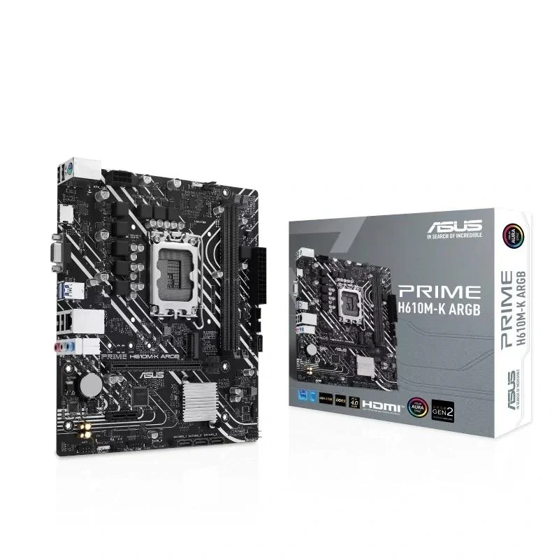[IPBPIB0093] ASUS Placa Base PRIME H610M-K DDR5 ARGB mATX 1700
