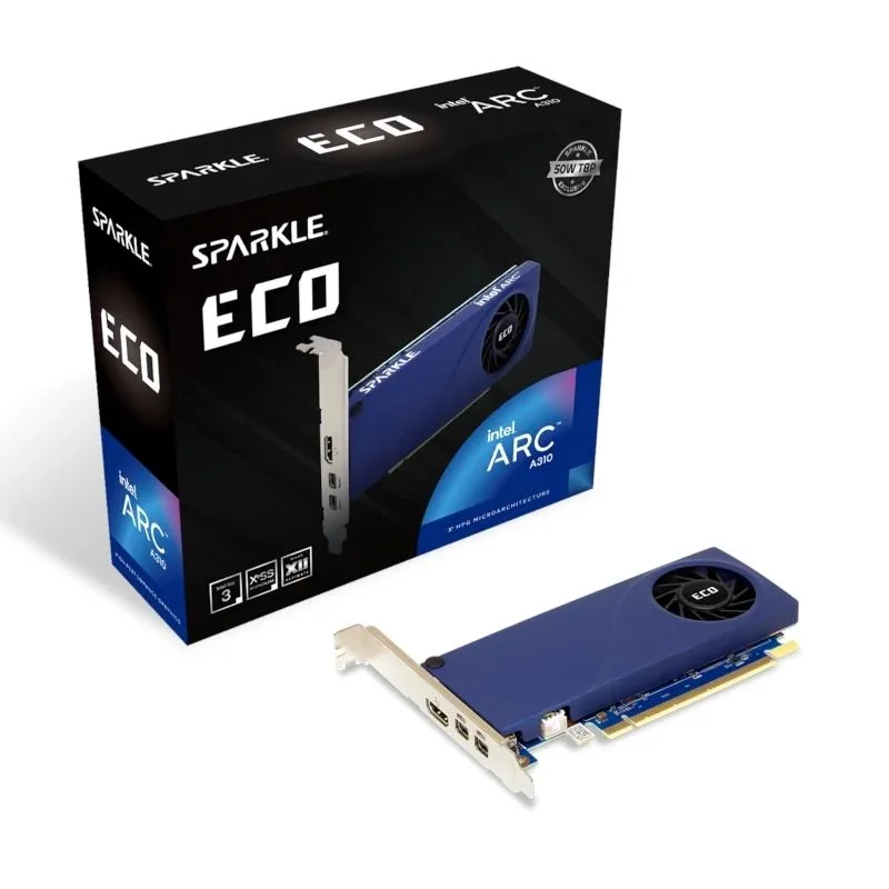 [ITGPE60543] SPARKLE VGA INTEL ARC A310 ECO 4GB DDR6 LP Bracket