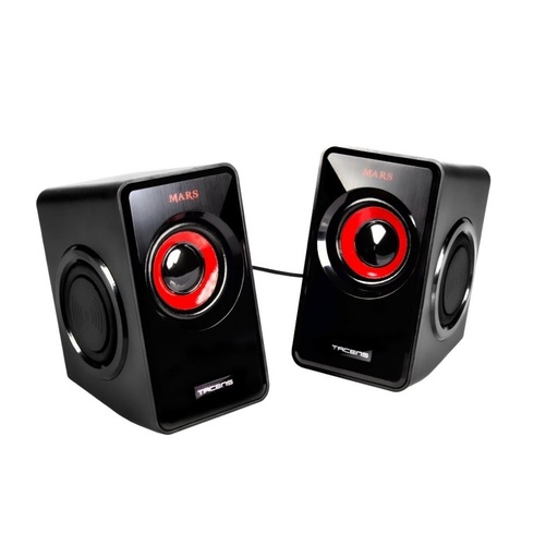 [MAUA200155] Mars Gaming Altavoces 2.0 MS1 negro/rojo