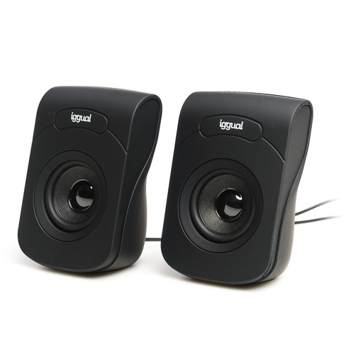 [MAUA200216] iggual Altavoces 2.0 6W mini-jack + USB