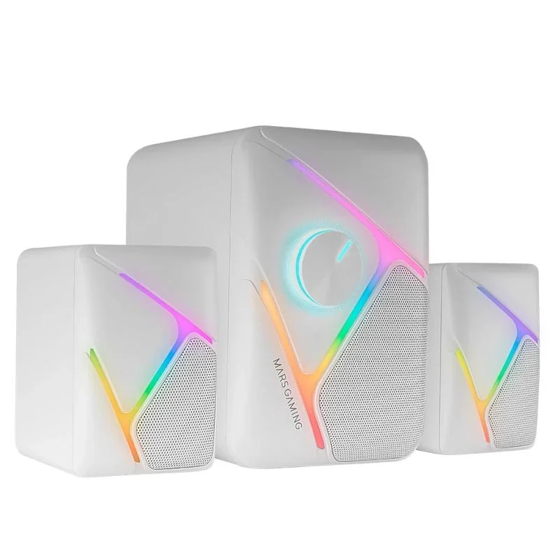 [MAUA210181] Mars Gaming Altavoces MS-H21 2.1 35W RGB Blanco