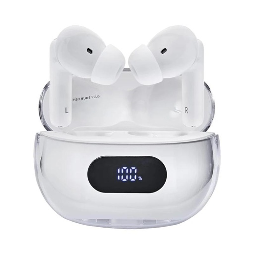 [MAUAMI1219] Intenso | Buds Plus Auriculares TWS ANC+ENC| Blanc