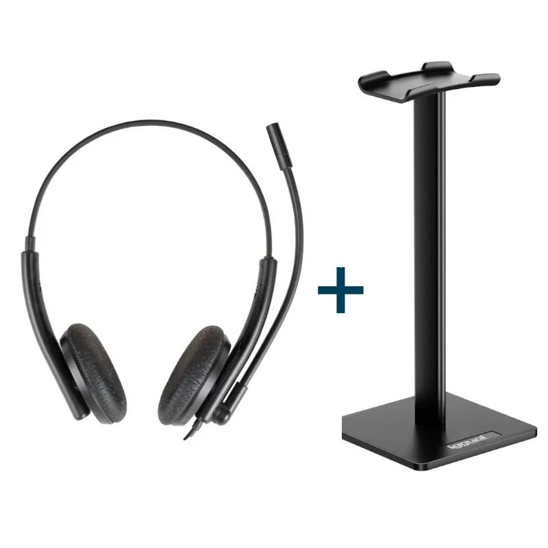 [MAUAMI1238] iggual Kit auriculares ENC3030 + soporte SA22