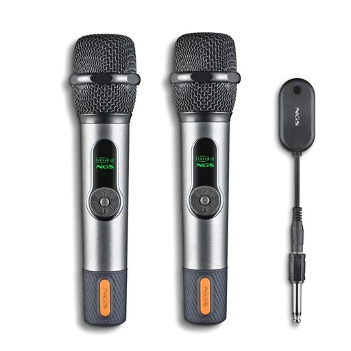 [MAUMIC0082] NGS Micrófonos inalámbricos Vocales Pack 2