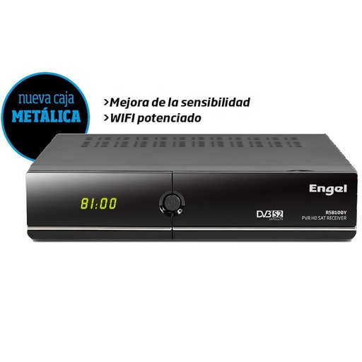 [MSTSAT0033] Engel RS8100Y Receptor Satélite HD PVR Wf/Eth