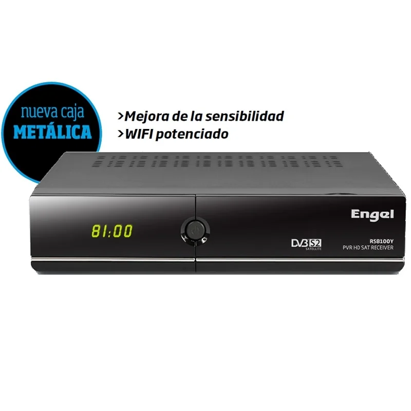[MSTSAT0033] Engel RS8100Y Receptor Satélite HD PVR Wf/Eth