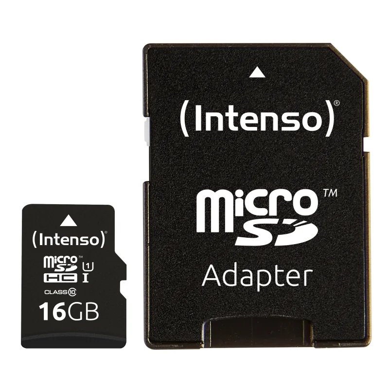 [MTMSDM0200] Intenso 3423470 Micro SD UHS-I Premium 16GB c/adap