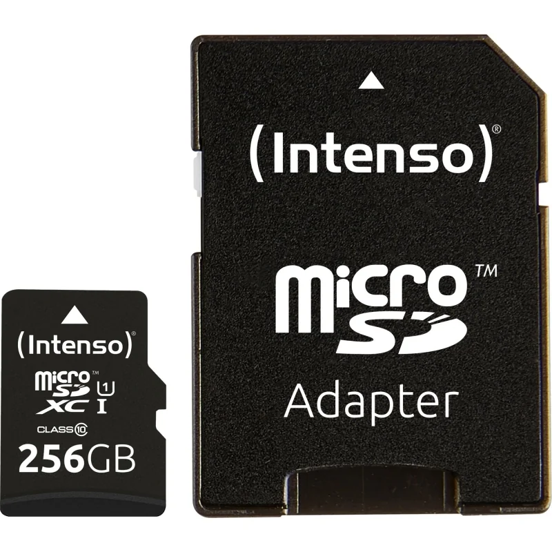 [MTMSDM0229] Intenso 3423492 Micro SD UHS-I Premium 256G c/adap