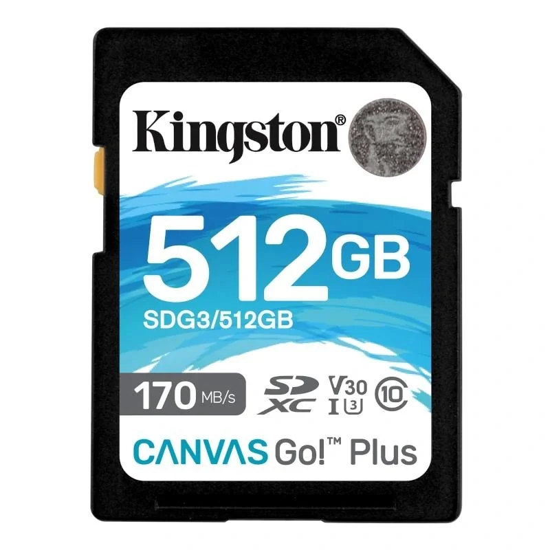 [MTMSDM0287] Kingston Canvas Go! Plus SD 512GB class 10 U3 V30