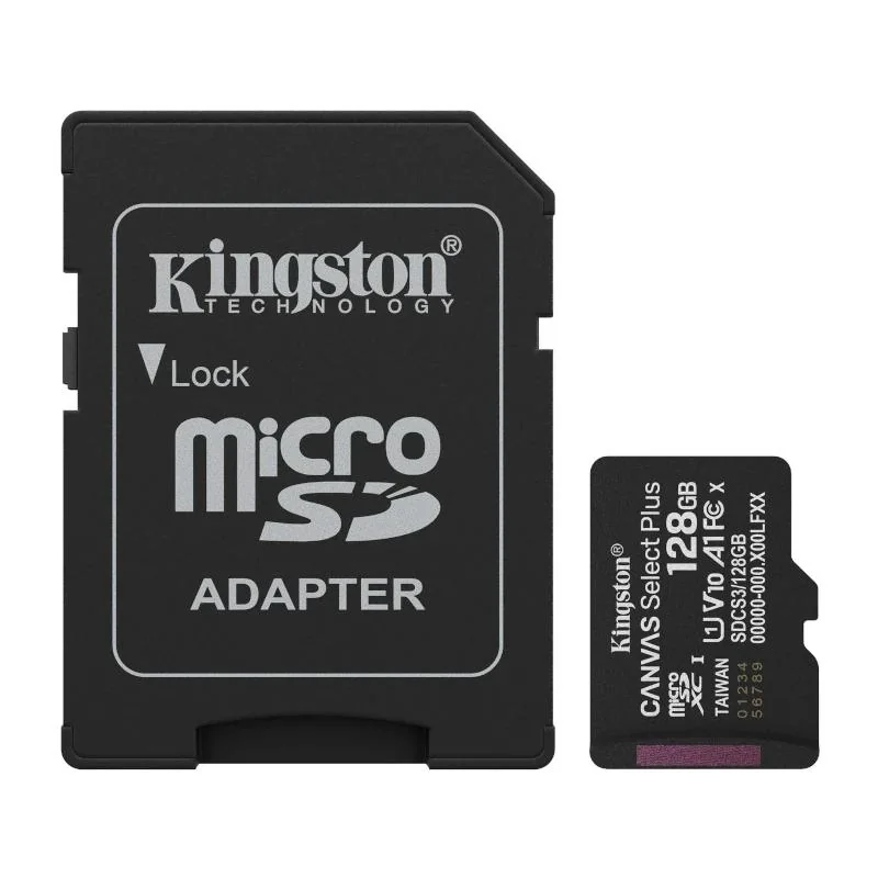 [MTMSDM0320] Kingston SDCS3/128GB microSD XC Gen3 150MB/s A1