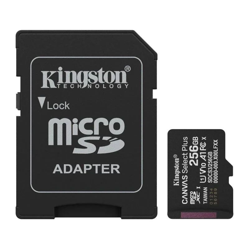 [MTMSDM0322] Kingston SDCS3/256GB microSDXC Gen3 150MB/s A1