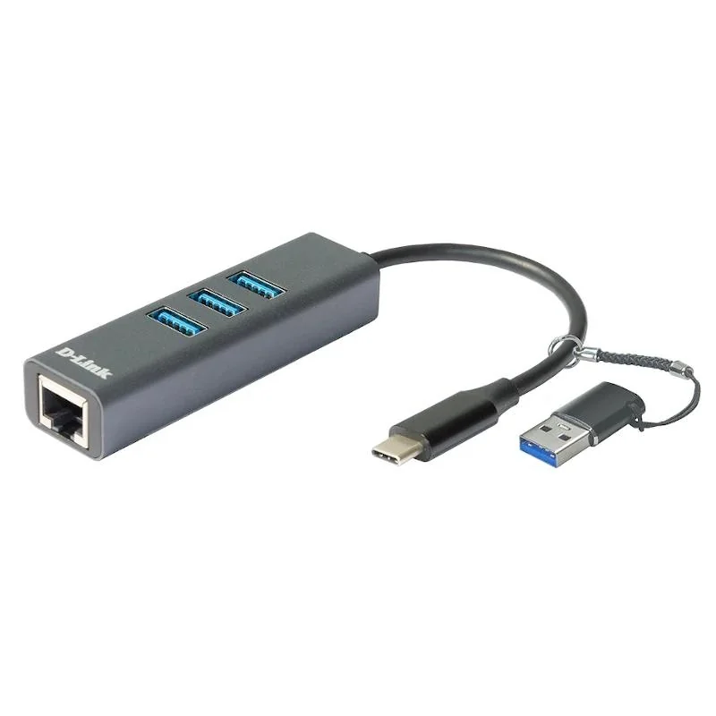 [NADACA0225] D-Link DUB-2332 USB-C/USB GbE Adapter 3xUSB 3.0