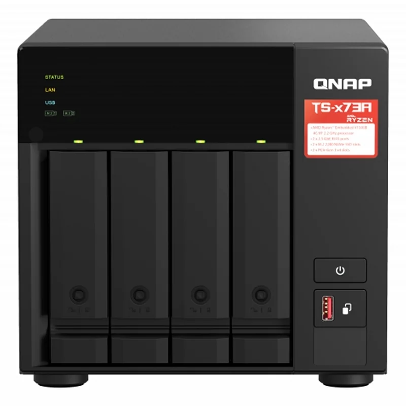 [NARARS0188] QNAP TS-473A-8G NAS 4XHDD-Bay 2x2.5GbE 4xUSB