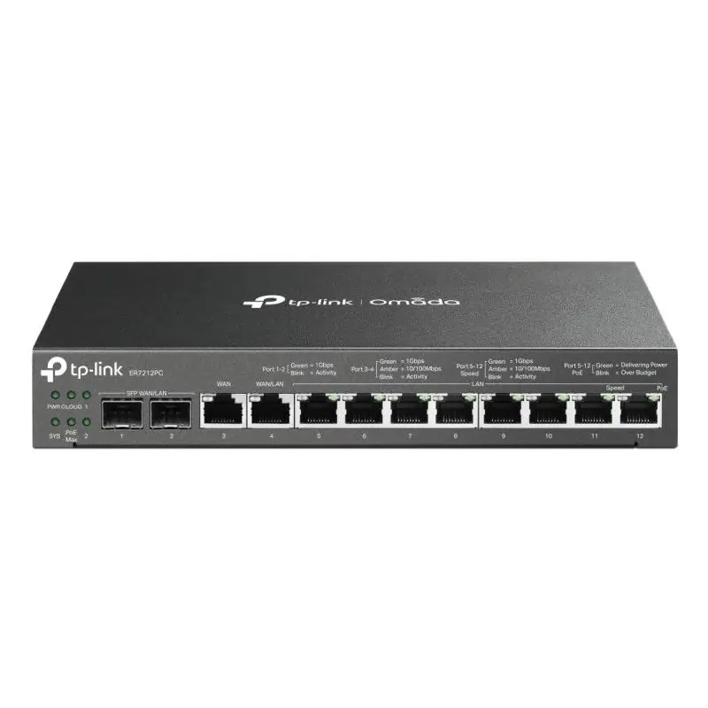 [NROCAB0091] TP-Link ER7212PC Router 8xGbE 2xGb SFP 1xGbE WAN