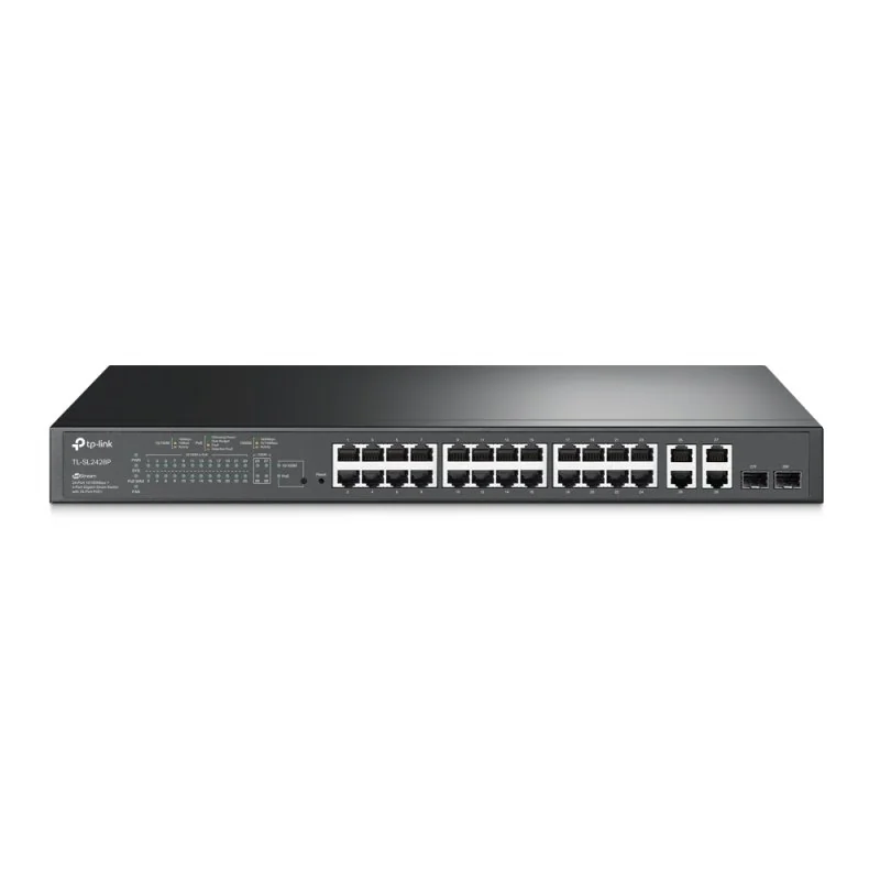 [NSWSAR0271] TP-Link SL2428P Switch 24x10/100Mbps PoE+ 4xGb