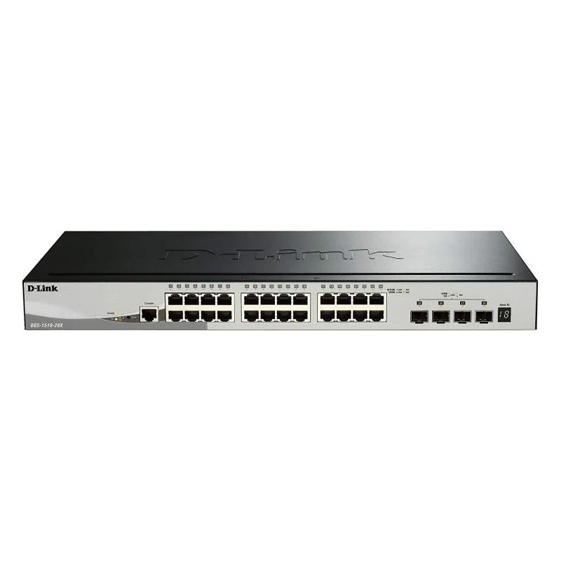 [NSWSAR0325] D-Link DGS-1510-28X/E Switch L2 24xGB 4x10Gb SFP+
