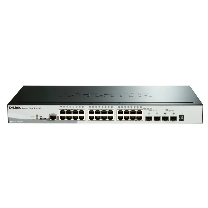[NSWSAR0327] D-Link DGS-1510-28P/E Switch L2 24xGB PoE 2xSFP+
