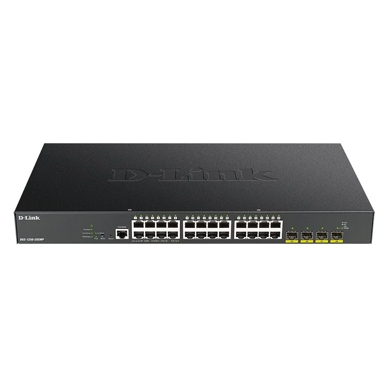 [NSWSAR0331] D-Link DGS-1250-28XMP/E Switch 24xGb PoE 4x10Gb