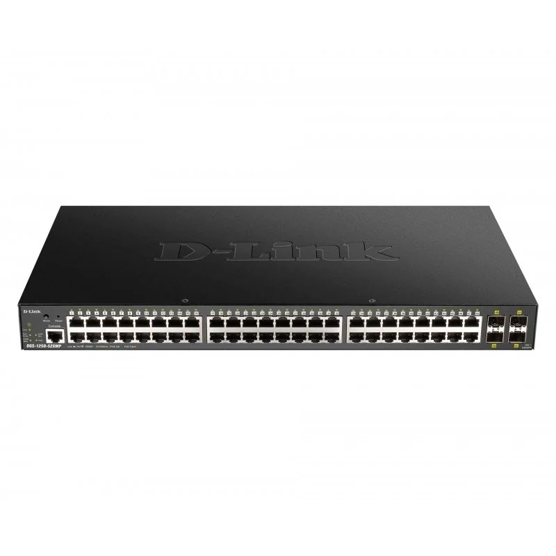 [NSWSAR0333] D-Link DGS-1250-52XMP/E Switch 48xG PoE+4x10G SFP+