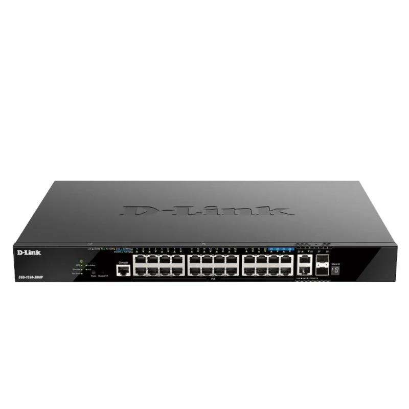 [NSWSAR0385] D-Link DGS-1520-28MP/E Switch 20xGbE PoE 2x10 SFP+