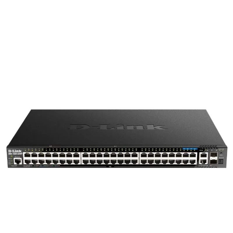 [NSWSAR0386] D-Link DGS-1520-52MP/E Switch 44xGbE PoE 2x10 SFP+