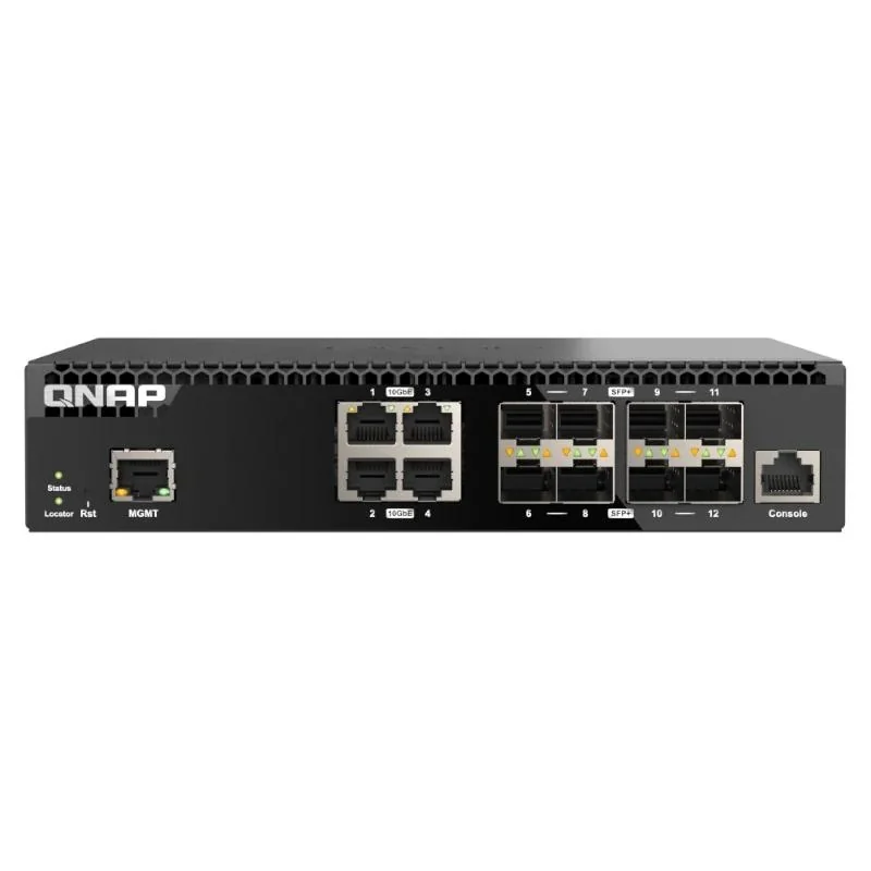 [NSWSAR0398] QNAP QSW-M3212R-8S4T Switch 8x10GbE SFP+ 4x10GbE