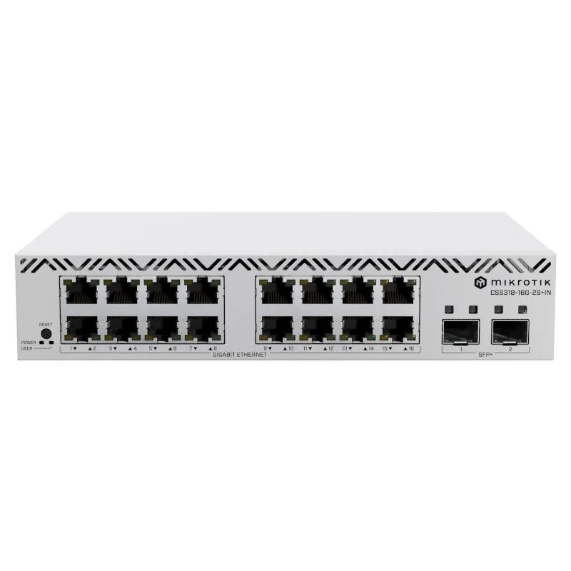[NSWSAR0436] MikroTik CSS318-16G-2S+IN Switch 16xGbE 2xSFP+