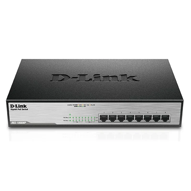 [NSWSSO0197] D-Link DGS-1008MP Switch 8xGB PoE
