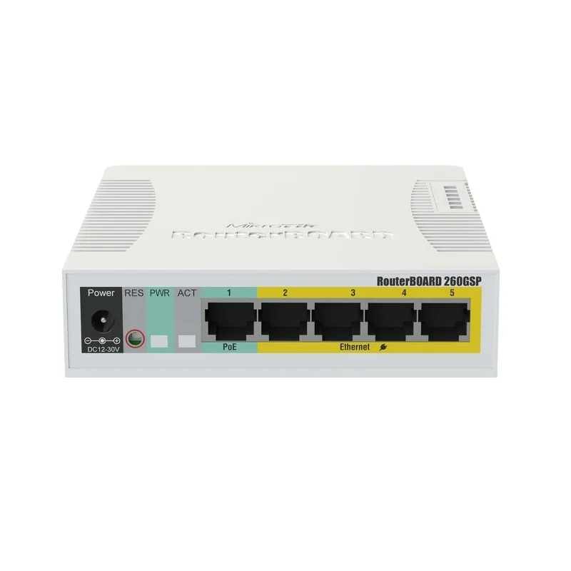 [NSWSSO0241] MikroTik CSS106-1G-4P-1S RB260GSP Switch 5xGB 1xSF