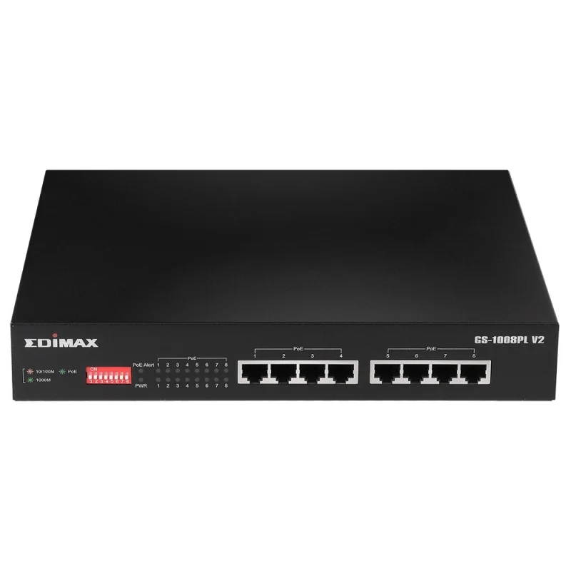 [NSWSSO0287] Edimax GS-1008PL V2 Switch 8xGbE PoE+