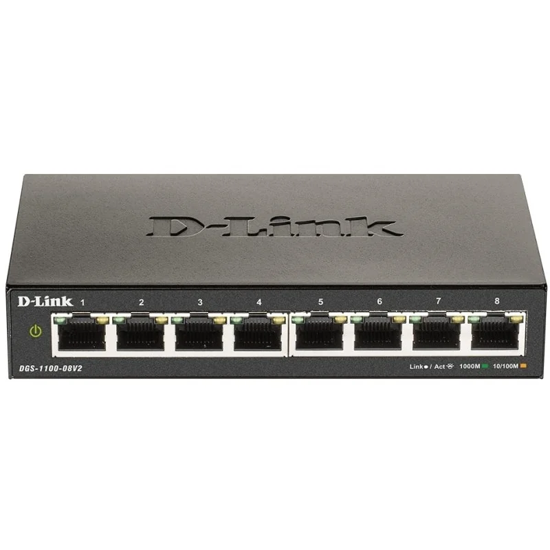 [NSWSSO0311] D-Link DGS-1100-08V2/E Smart Switch 8xGbE L2