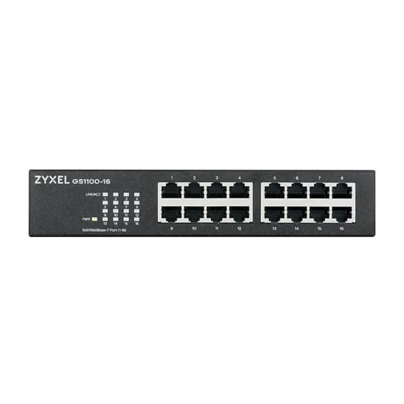 [NSWSSO0336] Zyxel GS1100-16 v3 Switch 16xGbE no gest Desk/Rack