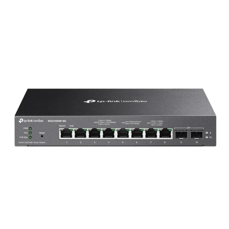 [NSWSSO0354] TP-Link SG2210XMP-M2 Switch 8x2,5Gb PoE+ 2xSFP+