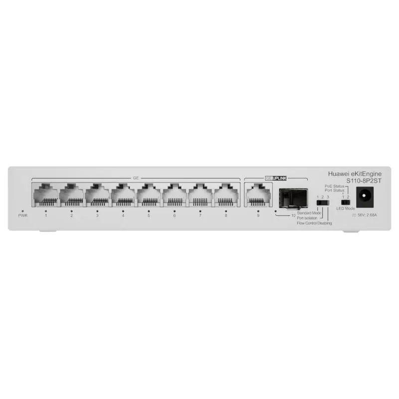 [NSWSSO0355] Huawei S110-8P2ST Switch 8xGE PoE+ 1xGE SFP