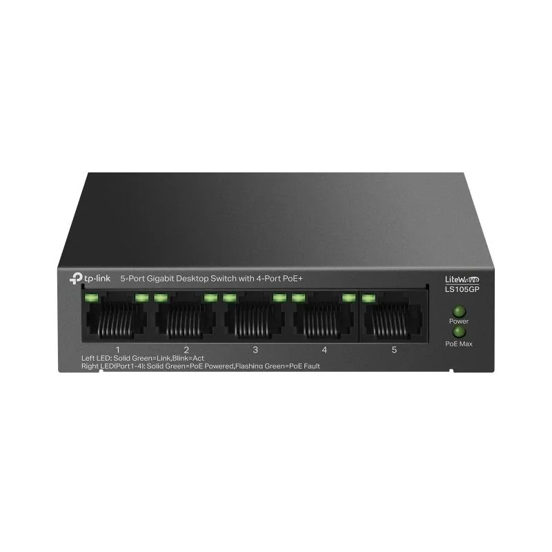 [NSWSSO0376] TP-Link LS105GP Switch 4xGb PoE+ 1xGb 65w