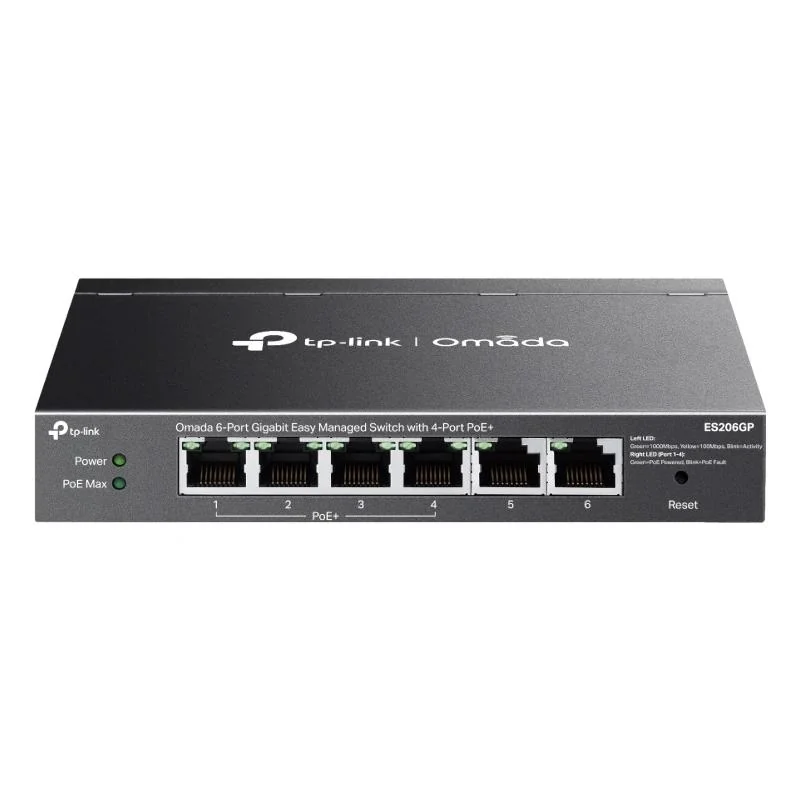 [NSWSSO0386] TP-Link ES206GP Switch 4xGb PoE+ 2xGb 65W Desktop