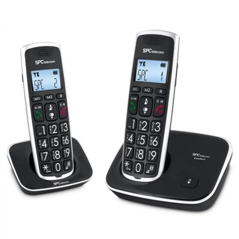 [NTETIN0025] SPC 7609N Telefono DECT COMFORT KAISER DUO Negro