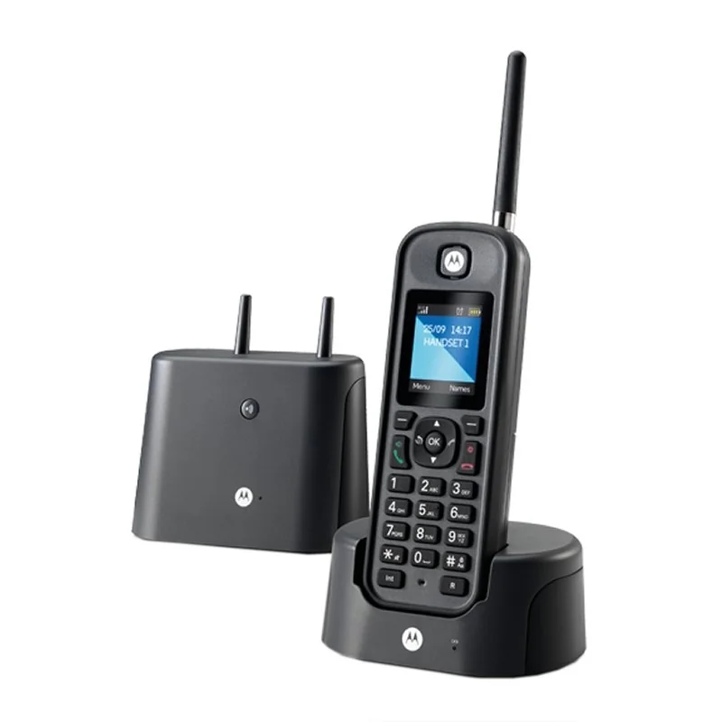 [NTETIN0131] MOTOROLA O201 Telefono DECT Largo Alcance Negro