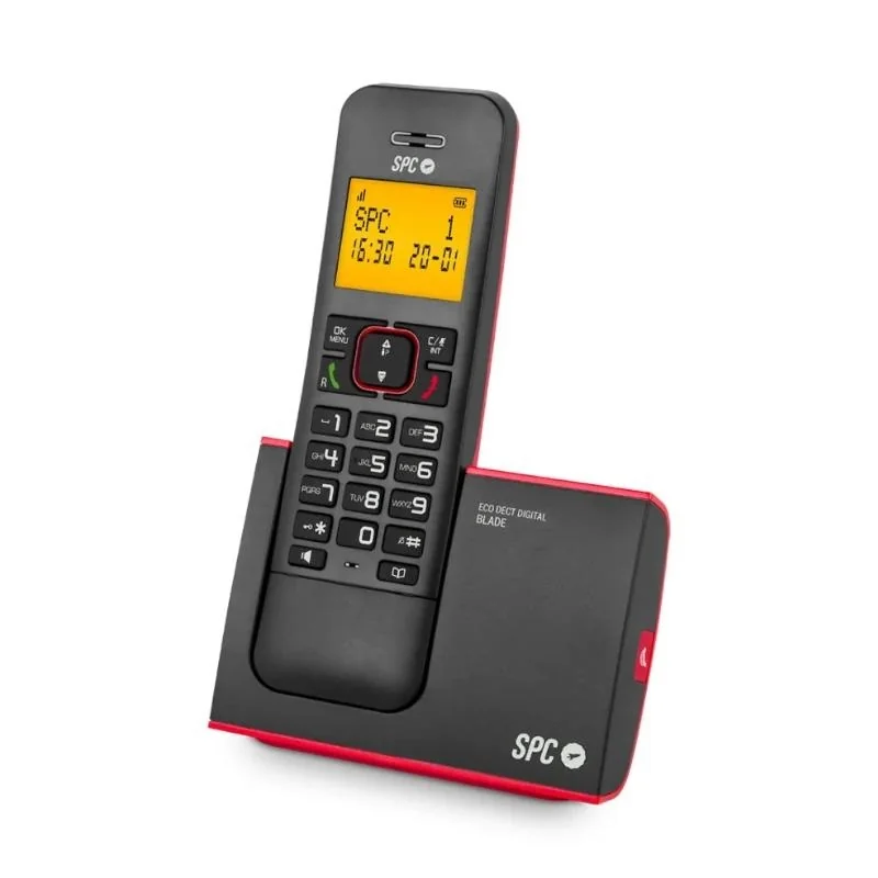 [NTETIN0178] SPC 7290RC1 Telefono DECT BLADE ID AG50 Rojo