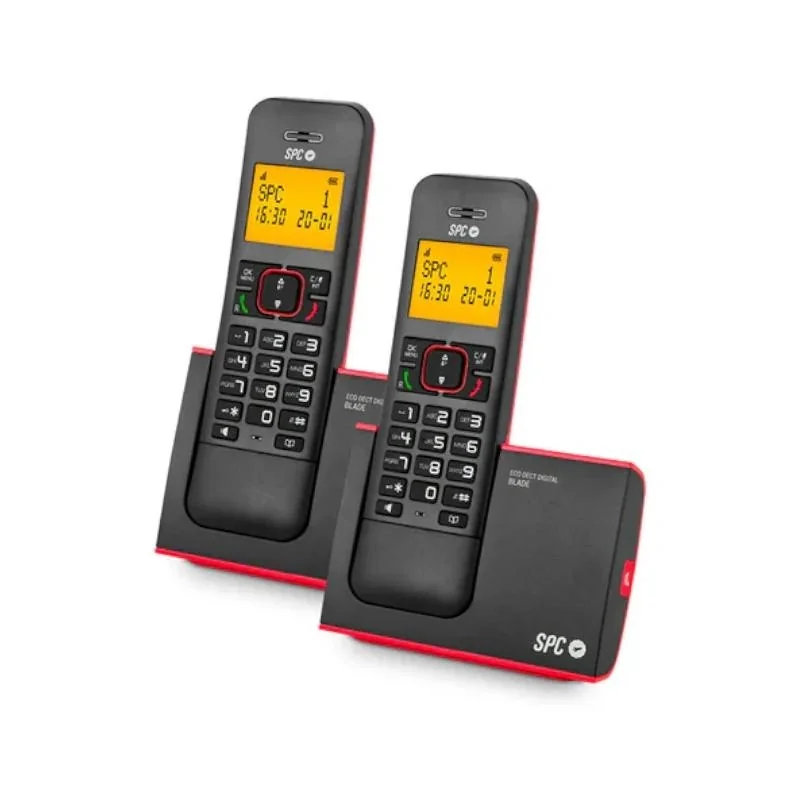 [NTETIN0179] SPC 7292RC2 Telefono DECT BLADE ID AG50 Rojo Duo