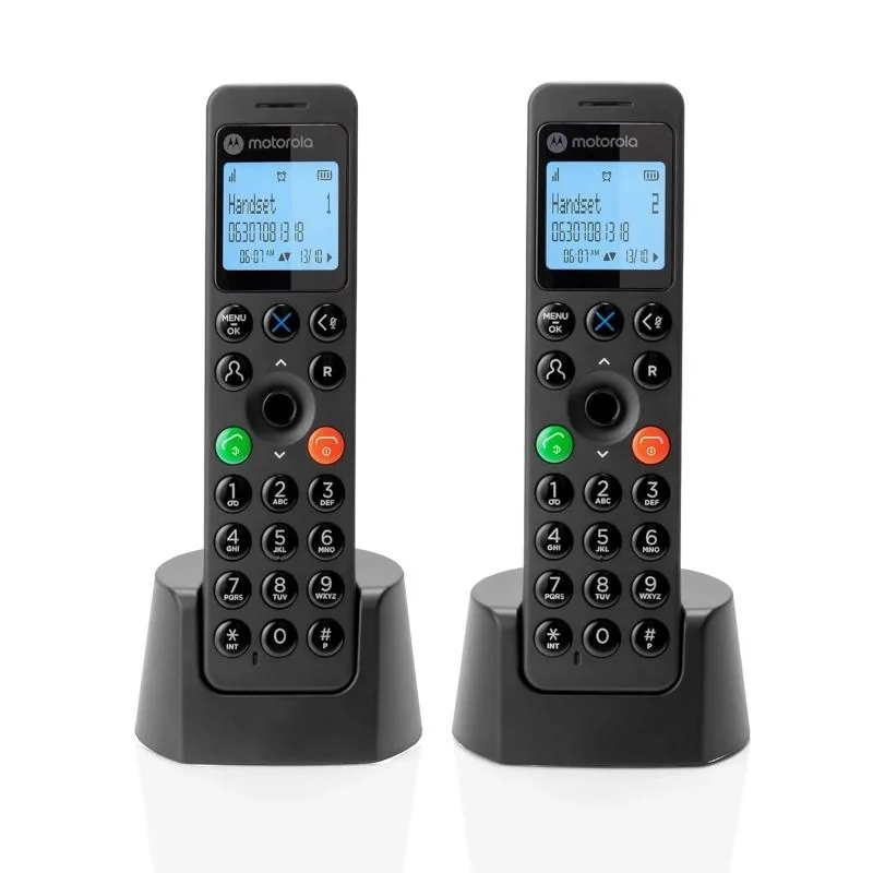 [NTETIN0182] MOTOROLA DOT202 teléfono DECT DUO Negro