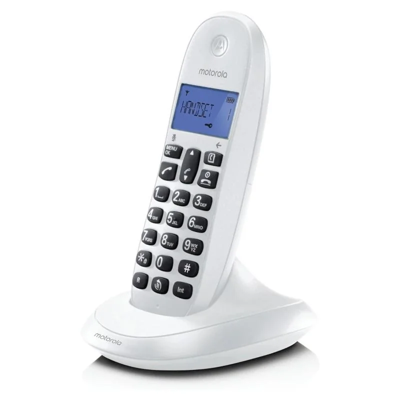 [NTETIN0185] MOTOROLA C1001 CB+ Telefono DECT Blanco