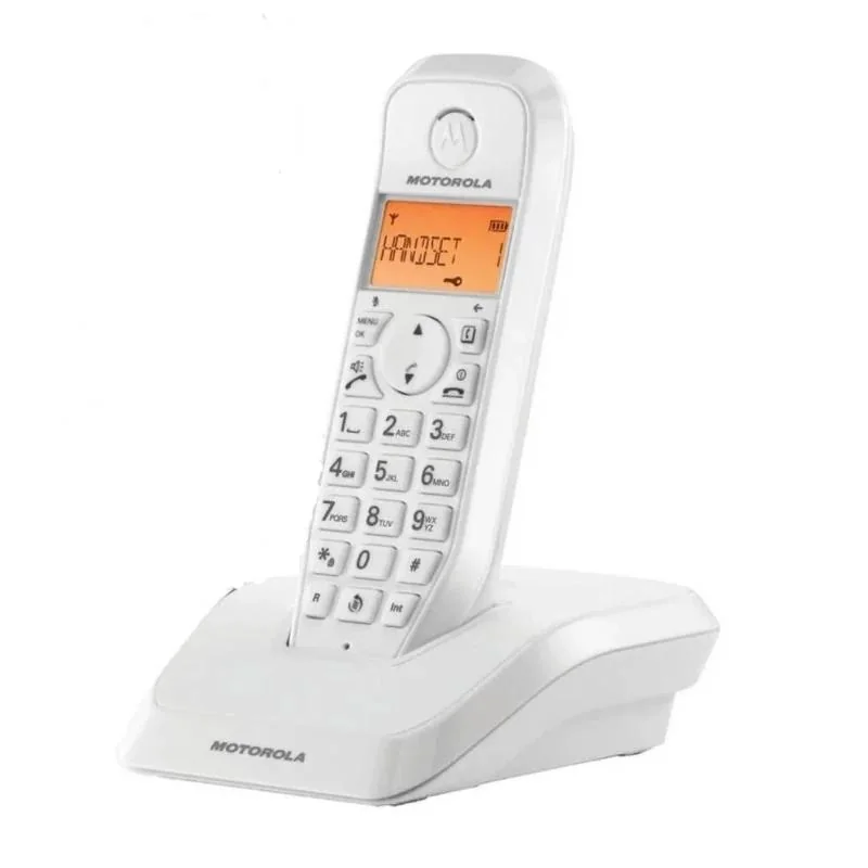 [NTETIN0187] MOTOROLA S1201 Telefono DECT Blanco